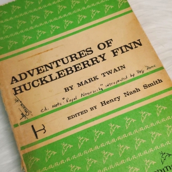 1958 Adventures Of Huckleberry Finn by Mark Twain Riversides Edition A15 Book SC - Picture 4 of 17